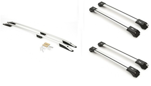 Roof rails and cross bars - roof, set