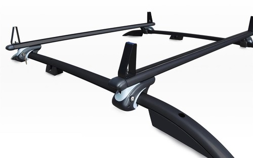 Black cross bars load stops - black,
